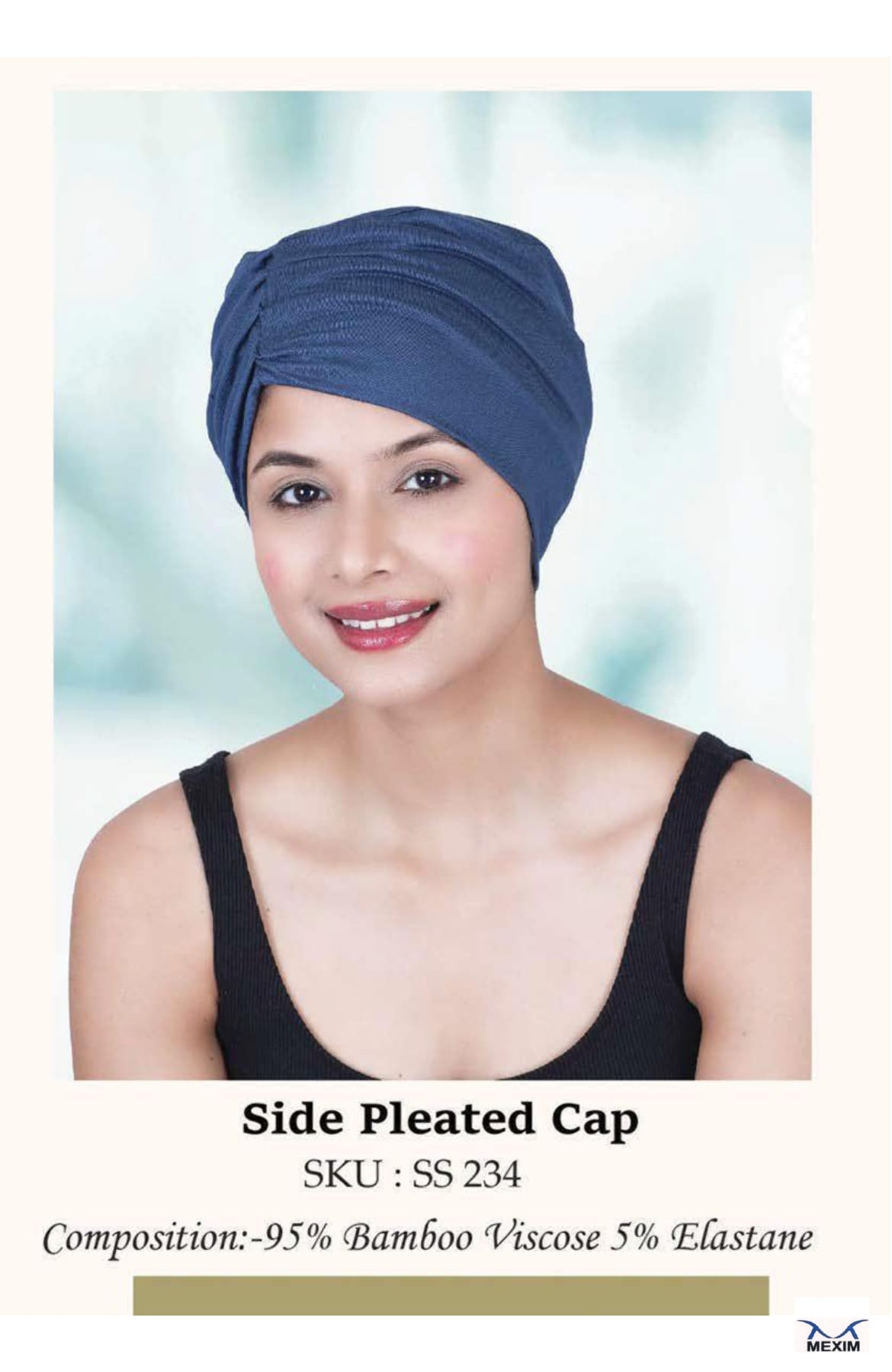 Side Pleated Cap