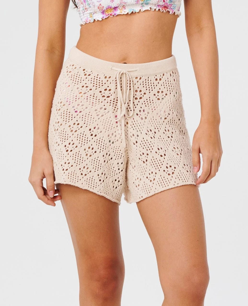 Half Moon Bay Crochet Shorts