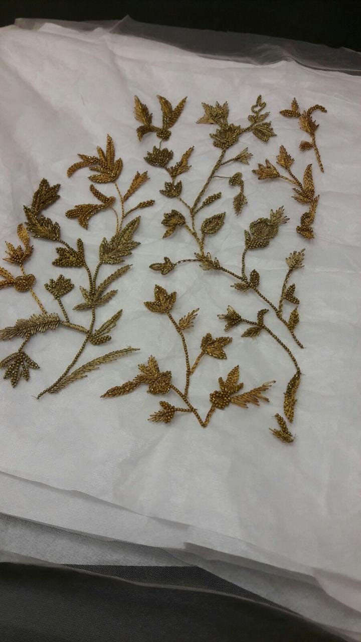 Zardosi - Golden floral
